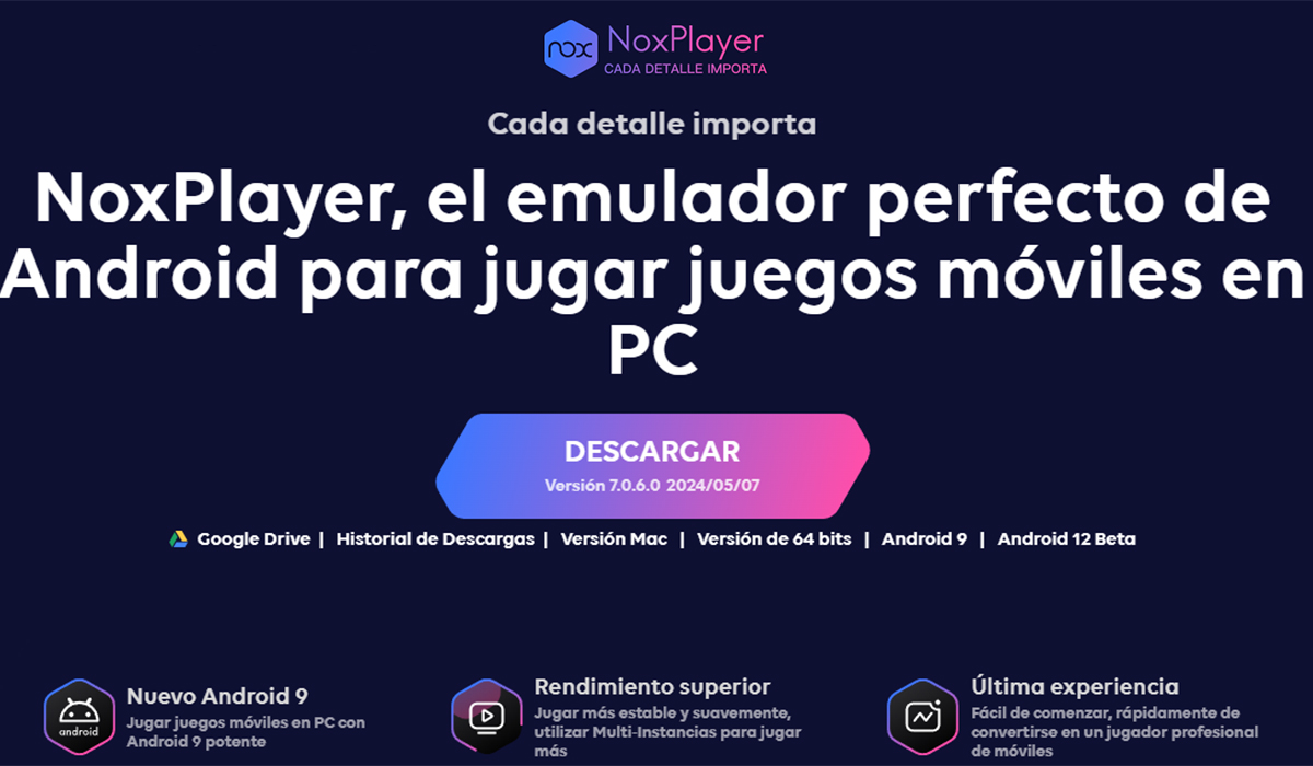Emuladores Free Fire PC: NoxPlayer